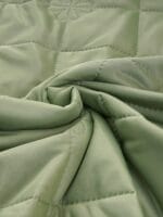 KOŁDRA 160x200 cm LETNIA ANTYALERGICZNA CIENKA NA LATO LEKKA SZARO-ZIELONA - obrazek 2