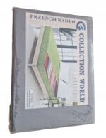 PRZEŚCIERADŁO 180X230 cm BEZ GUMKI TRADYCYJNE 100% MIKROFIBRA SZARE - obrazek 2