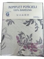 KOMPLET POŚCIEL I60x200 cm BAWEŁNIANA dwustronna 100% 3 CZĘŚCIOWA POŚCIEL - obrazek 2