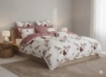 KOMPLET POŚCIELI 200x220 cm POŚCIEL DWUSTRONNA 100% BAWEŁNIANA 3 CZĘŚCIOWA - obrazek 3