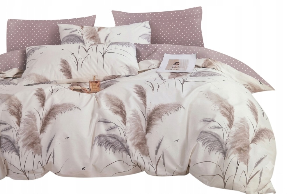 37b498d7-b9e9-45fb-bcde-af2154d29e7f Komplet Pościeli 160x200 cm 100% BAWEŁNIANA 3-Częściowa Pościel DWUSTRONNA - obrazek 1